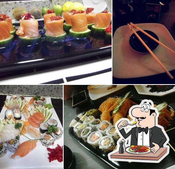 Comida em Saiteki Sushi