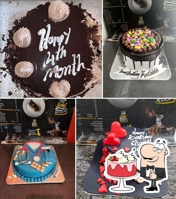 Look at the picture of THE CAKE ROOM