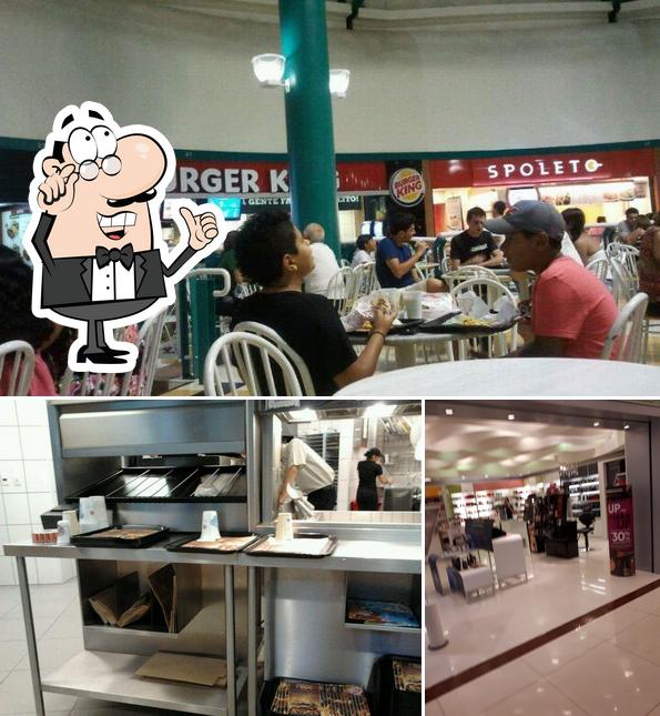 O interior do Burger King