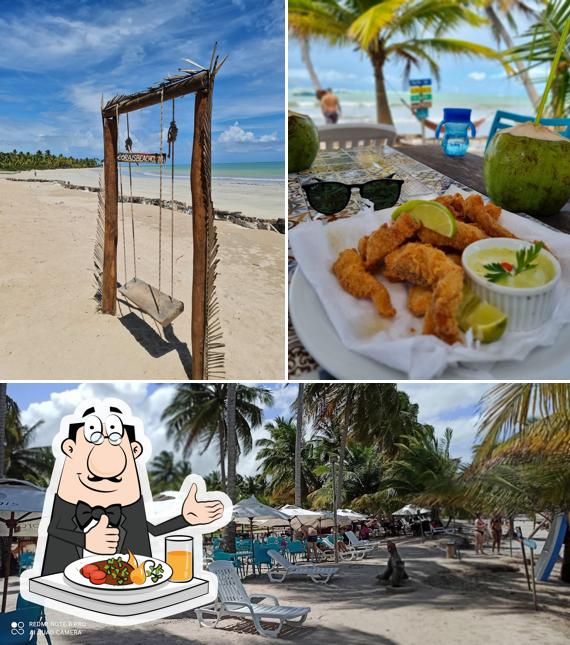 Comida em Corais Beach Club