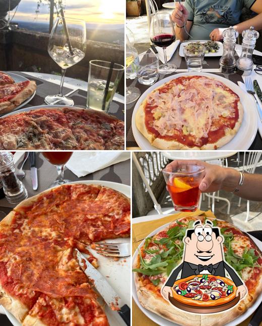 Scegli una pizza a Il Balcone sul Lago Café