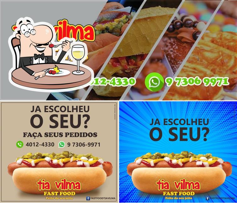 Comida em Tia Vilma Fast Food