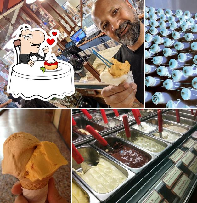 Il Gelatauro propone un'ampia varietà di dessert