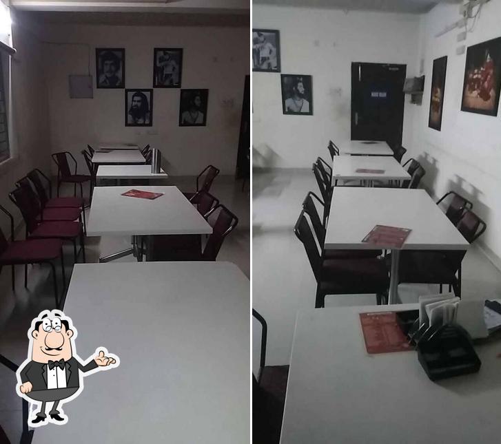 The interior of Sai Durga Restaurant