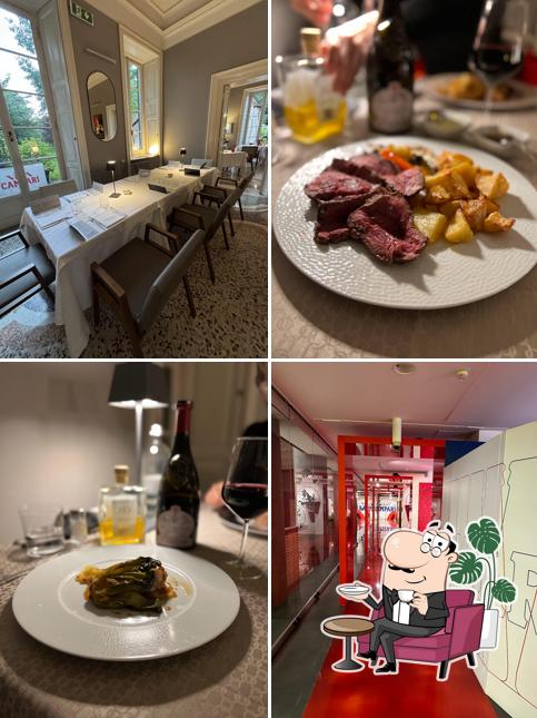 Gli interni di Villa Campari