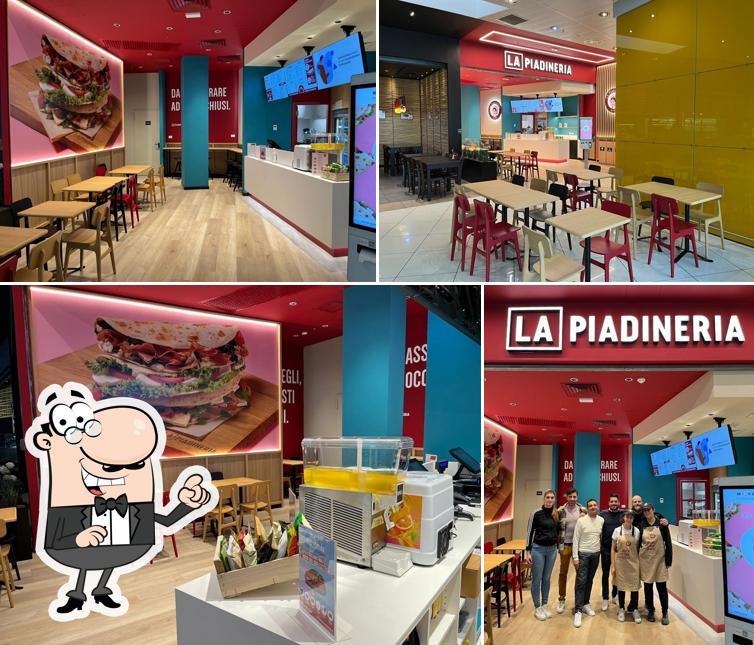 L'intérieur de La Piadineria