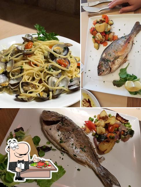 Order seafood at La Trattoria