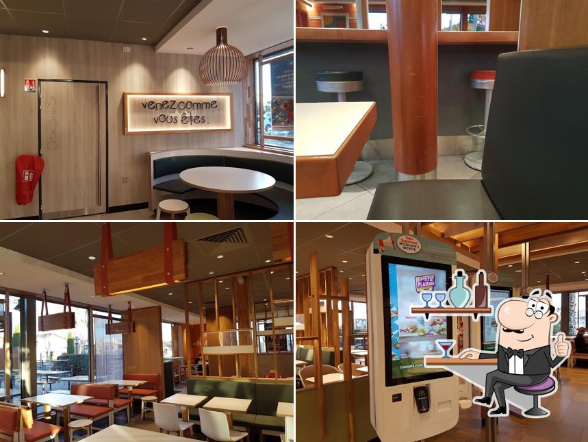 El interior de McDonald's