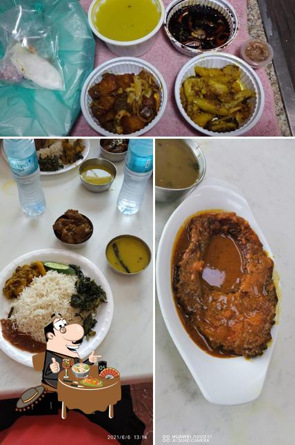 Food at Moyna Restaurant