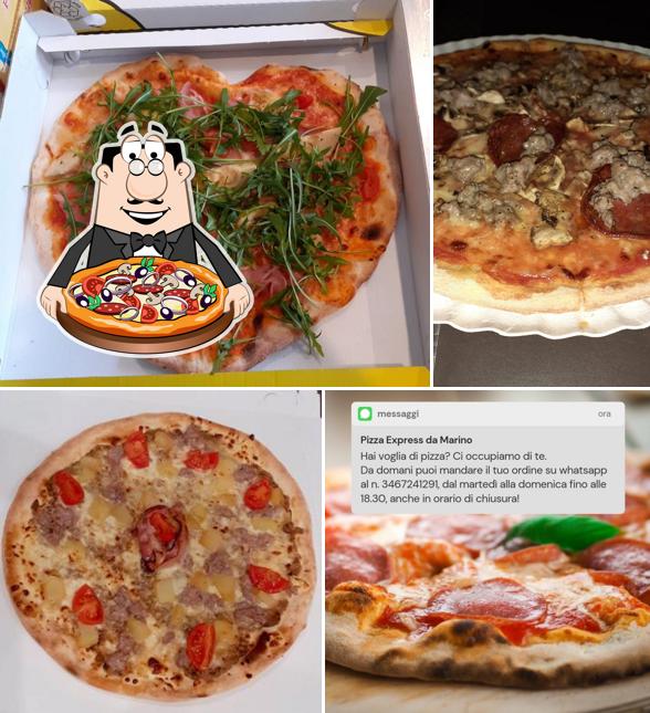 A Pizza Express da Marino, puoi ordinare una bella pizza