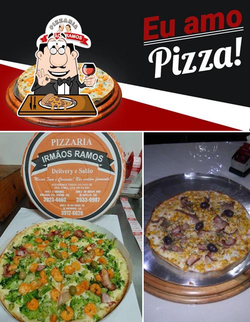 Peça pizza no Pizzaria Irmãos Ramos