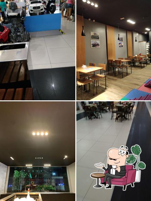 O interior do Domino's Pizza - Caruaru