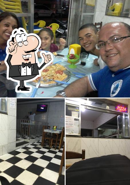 O interior do Pizzaria Sandilaine