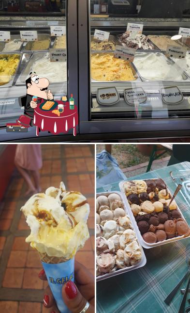 Il Gelato serve un'ampia selezione di dolci