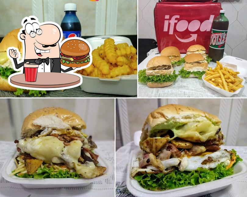 Os hambúrgueres do Melhor Opção Burgers & Dogs irão saciar diferentes gostos