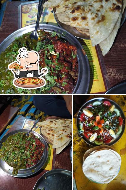 Pick pizza at DJ PUNJABI DHABA