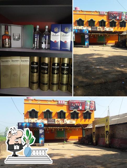 Take a look at the picture displaying exterior and alcohol at Bhukta Restaurant & Bar