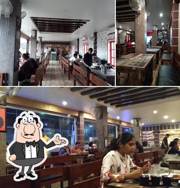 The interior of Cafe Momo