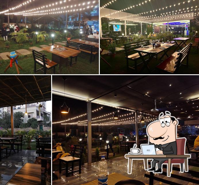 The interior of Pool Café, Jamshedpur