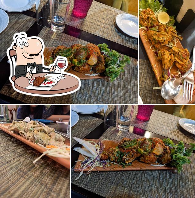 Get meat dishes at Gola Sizzlers Rdc