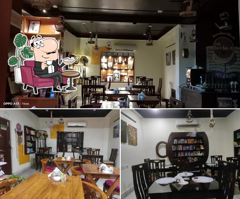 The interior of Cafe Coutume - Konnagar