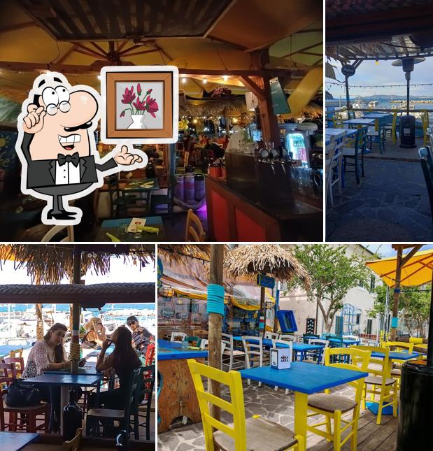 Dai un'occhiata agli interni di Mistral cafe