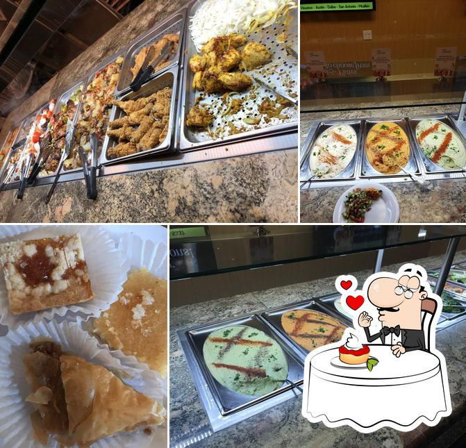 Dimassi’s Mediterranean Buffet offers a range of desserts