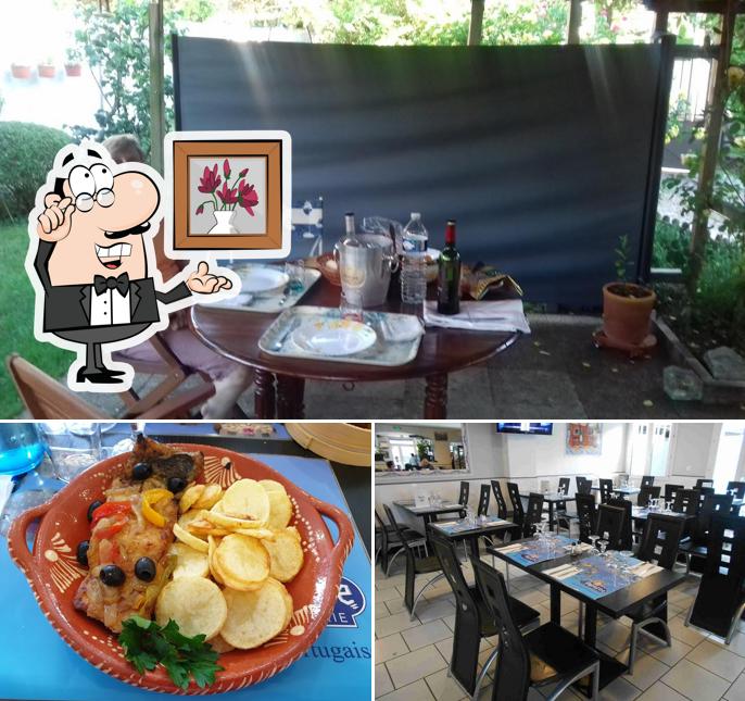 L’image de la intérieur et nourriture de La Taverne de Stana cuisine française traditionnelle et Serbe Livry Gargan’s