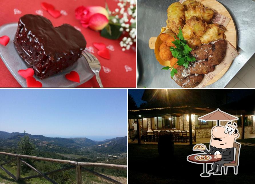 Tra le varie cose da Agriturismo La Pineta si possono trovare la esterno e cibo