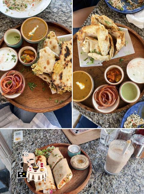 Food at GARH the rooftop cafe