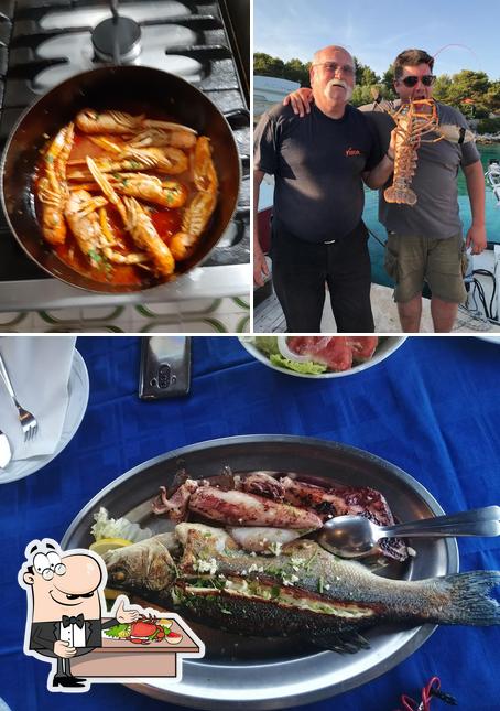Prenditi la cucina di mare a Konoba Vison