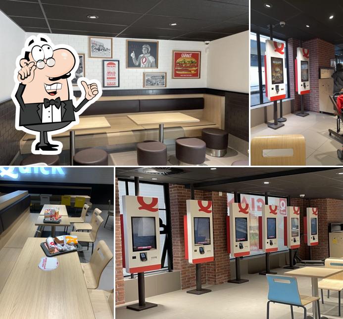 L'intérieur de Quick Saint Denis CV