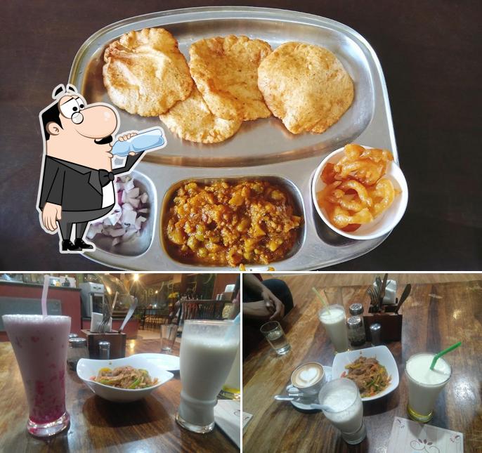 Among different things one can find drink and food at Tit Bit Cafe At Home
