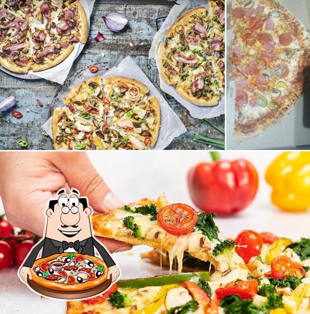 Choisissez différents genres de pizzas