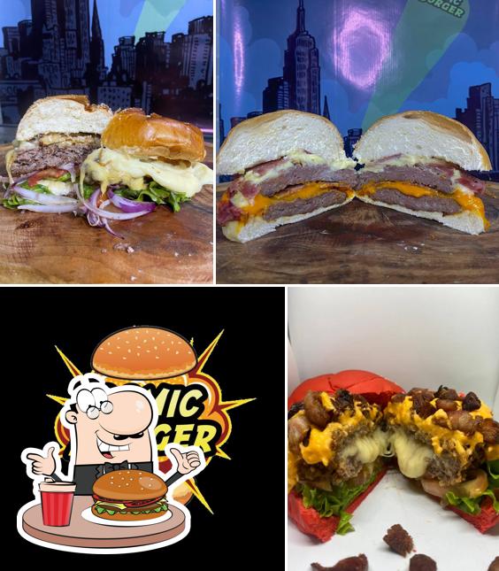 Comic burger