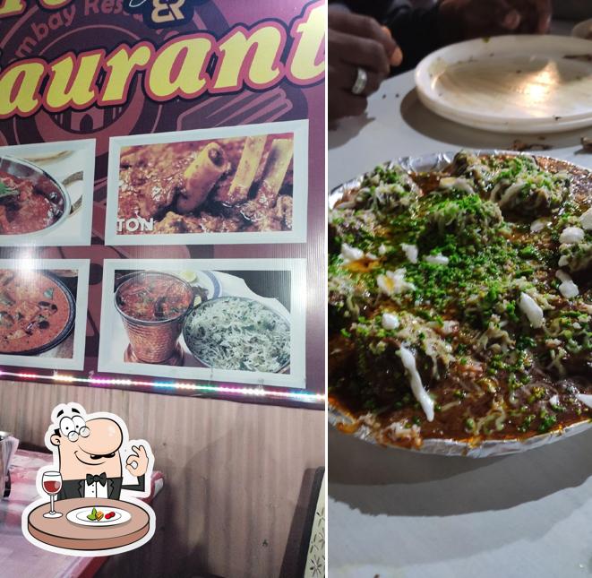 Food at Bombay restaurant