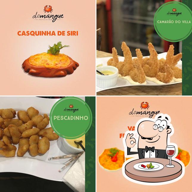 Platos en domangue - frutos do mar