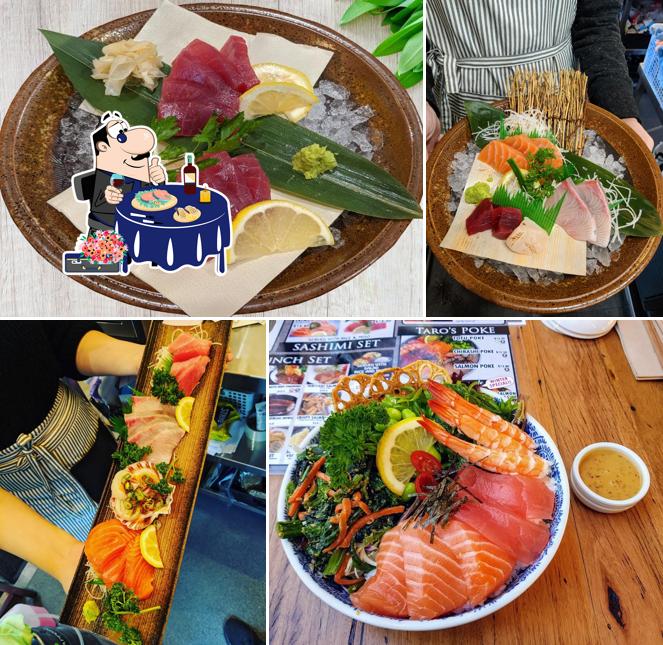 Sashimi at Sushi Taro