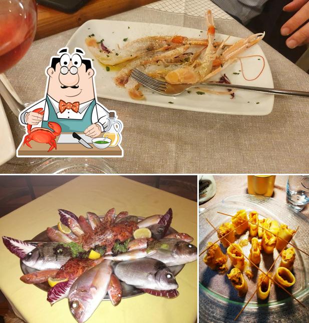 Ordina la cucina di mare a Trattoria La Stazione