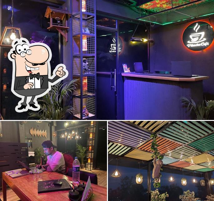 The interior of Pikachu Café and Restaurant