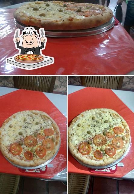 Peça diferentes tipos de pizza