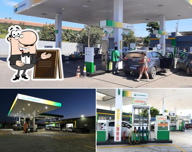 Veja imagens do exterior do Posto Petrobras