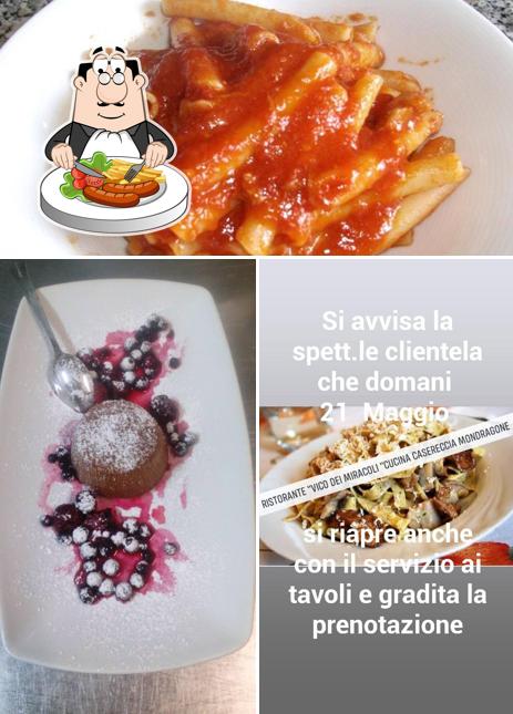 Cibo al Ristorante "Vico dei Miracoli" di Danilo Secondulfo