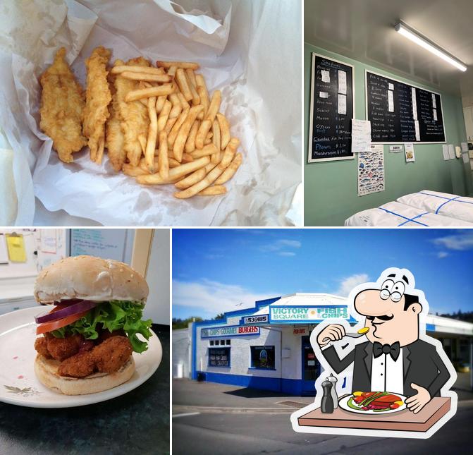 Victory Square Fish & Chips in Nelson Restaurant menu and reviews