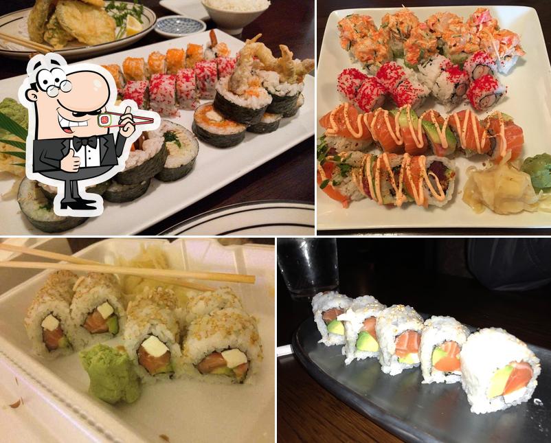 Sushi rolls are served at Tokyo House Japanese Restaurant