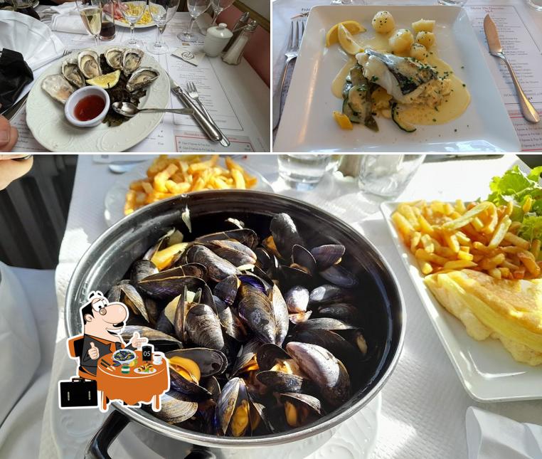 Moules à Restaurant de l'Hôtel du Guesclin Mont-Saint-Michel