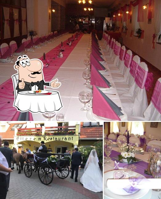 Los comedor y boda del restaurante
