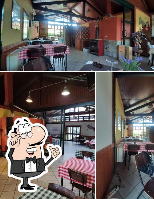 Gli interni di Trattoria la cucina di Emma (Ex capannina di grassona)