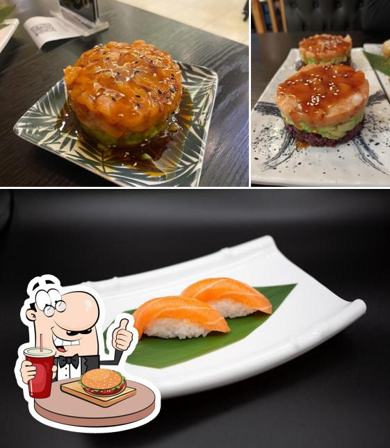 Prueba una hamburguesa en Restaurant Sushi He-V