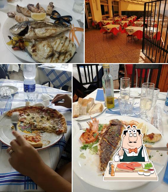 Ristorante Pizzeria Al Grillo offre un menu per gli amanti del pesce